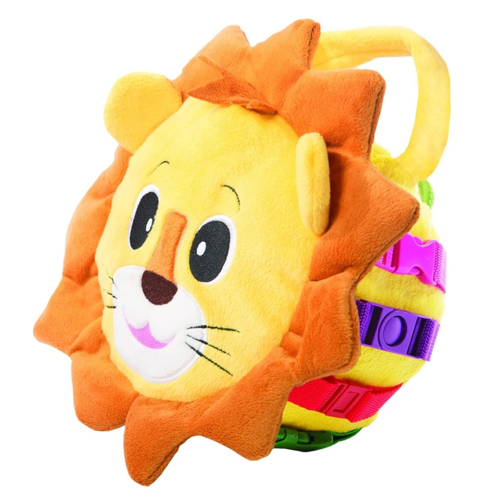 Benny Lion Plush Buckle Toy